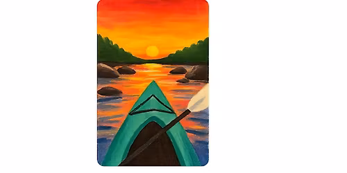 Calgary\u2019s Paint & Sip Experience at Raw Canvas: Level 1 - Easy