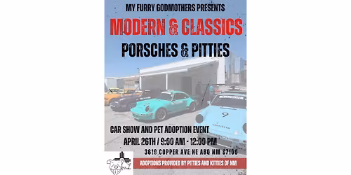 PORCHES & PITTIES Adoption Event x Car Show