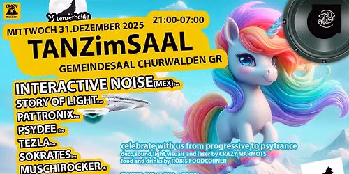 Tanz im Saal 2025- silvester edition w\/ INTERACTIVE NOISE