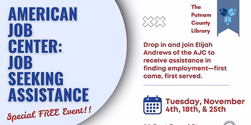 American Job Center: Job-Seeking Assistance