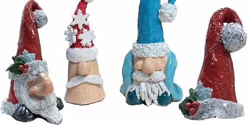 Holiday Gnome Pottery Workshop
