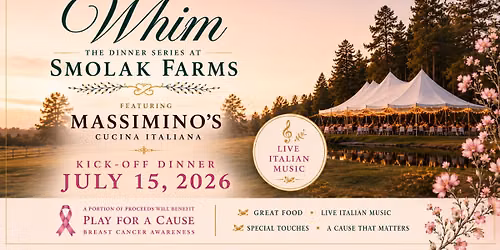 Whim Summer Dinner Series Featuring Massimino\u2019s Cucina Italiana