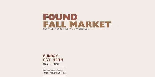 FOUND | fall market