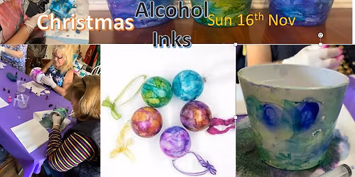 Alcohol inks workshop