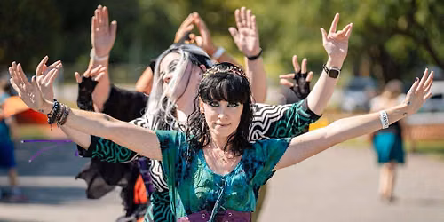Dance performance at Rainbow City Pride — Old Falls Street USA