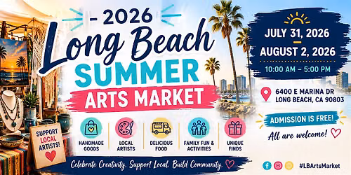 2026 Long Beach Summer  Arts Market