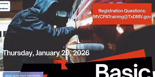 Basic Auto Theft for Patrol - Jersey Village