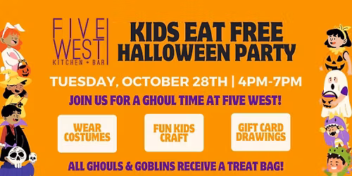 Kids Eat Free Halloween Party