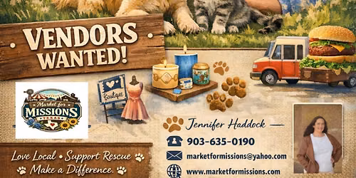 Labor of Love Market for Missions - Honoring Angel Paws Advocates