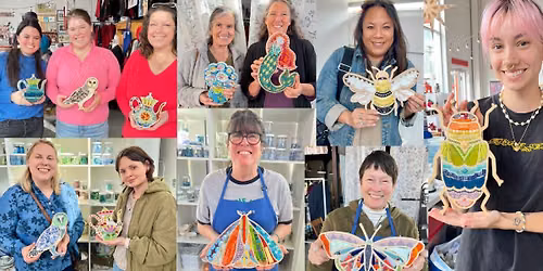 Introductory to Mixed Media Mosaics Class with Beads, Glass, China (6 spots left!))