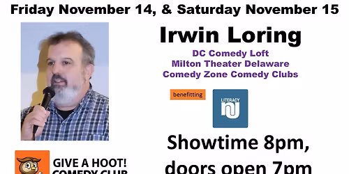 Irwin Loring benefitting Literacy NJ