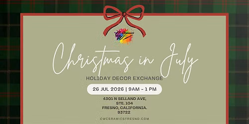 Christmas in July Holiday Decor Exchange