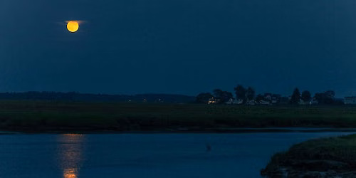 Full Moon Walk through the Scarborough Marsh - Strawberry Moon in June