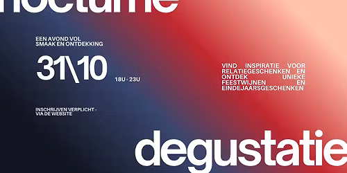 Nocturne degustatie