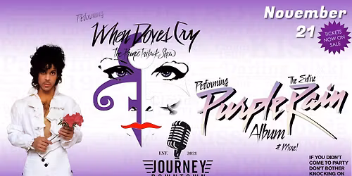 When Doves Cry - The Prince Tribute Show LIVE in Vacaville, CA