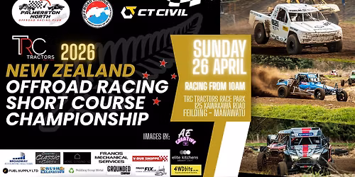 TRC Tractors 2026 CT Civil New Zealand Offroad Racing Short Course Championship