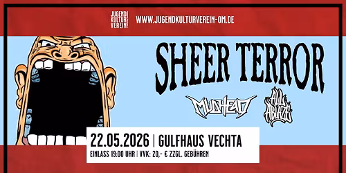 Sheer Terror + Mudhead + All Ablaze | Gulfhaus Vechta (NDS)