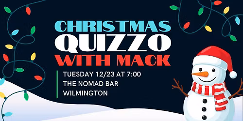 Christmas Quizzo with Mack!