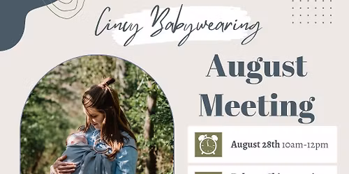 Thursday Morning Babywearing Meeting
