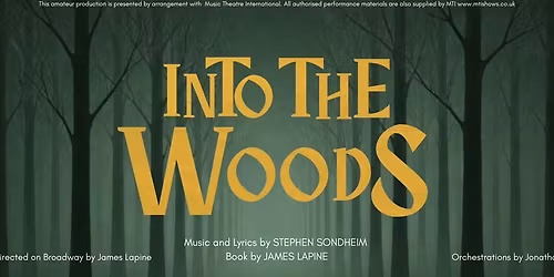 2026 Musical Production of Into the Woods