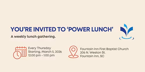 Weekly 'Power' Lunch Gathering