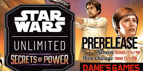Star Wars Unlimited Secrets of Power PreRelease!!!