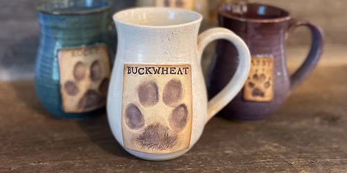 Paw Print Mugs at What's in the Bowl Delafield