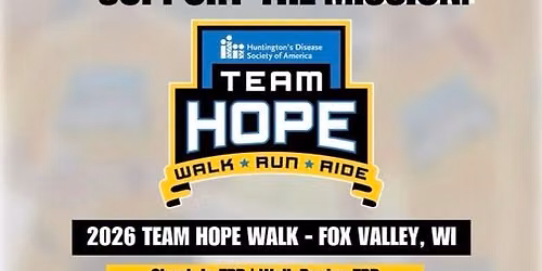 2026 Team Hope Walk - Fox Valley, WI