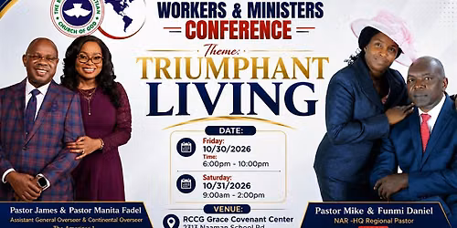 RCCG, The Americas NAR-HQ Workers & Ministers Conference 2026