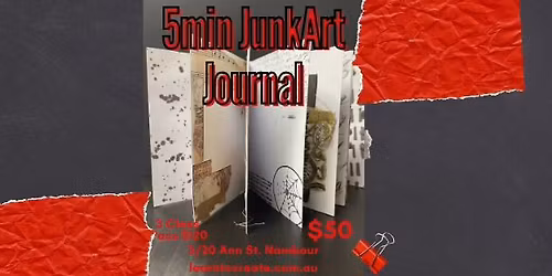 5 min JunkArt Journaling Workshop