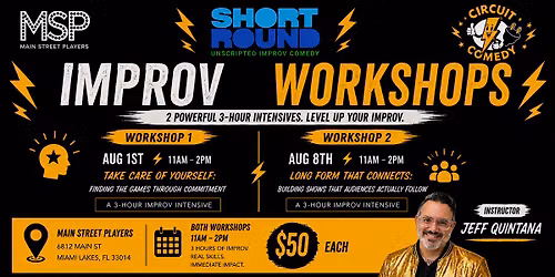 The Powerful Improv Acting Intensive with Jeff Quintana!
