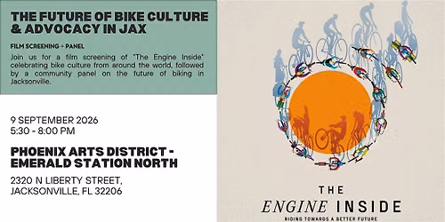 Bike Culture Film Screening & Jacksonville's Bike Future Panel