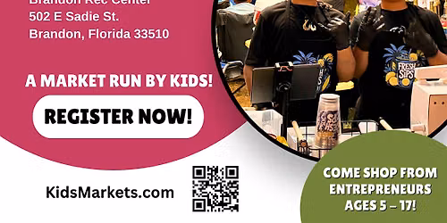 Kids Market at Brandon Rec Center Movie Night