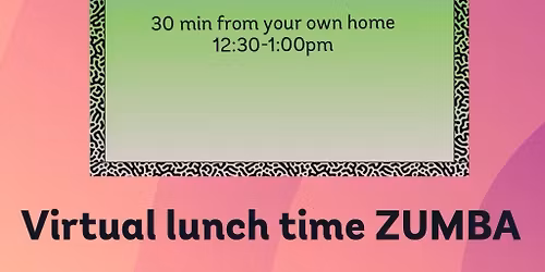 Zumba with Stefanie at lunch time