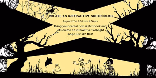 Interactive Sketchbook Page