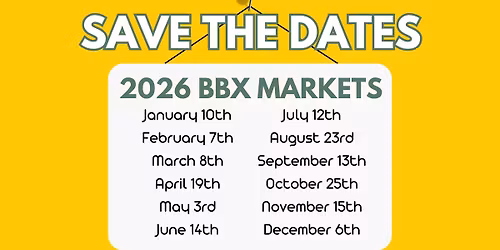 2026 Monthly Markets at Brunswick Beer Xchange!