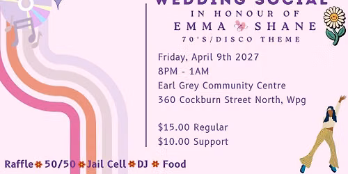 Wedding Social in Honour of Emma & Shane
