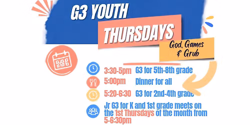 G3 and Joshua Chapters 3 and 4!