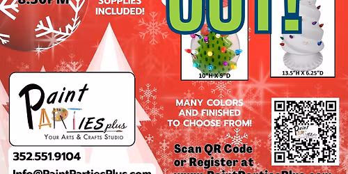 Holiday Ceramics Paint Party - SOLD OUT!