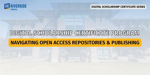 Navigating Open Access Repositories & Publishing