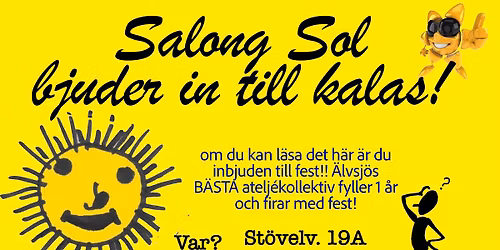 Salong Sol bjuder in till kalas!
