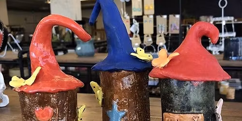 Class: Tree Trunk Fairy House