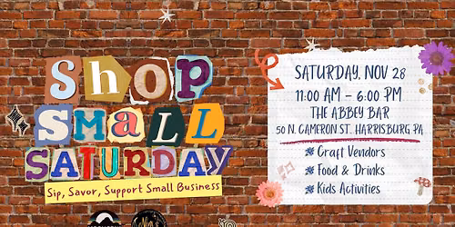 Shop Small Saturday at The Abbey Bar
