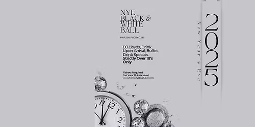 NYE Black & White Ball