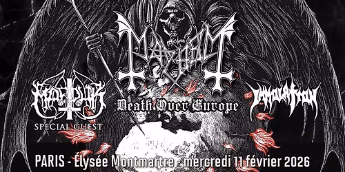 Mayhem, Marduk, Immolation \/\/ Paris