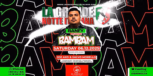 06.12 \u2022 La Grande Notte Italiana w\/BANFY \u2022 Flamingo Club