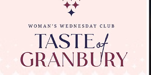 Taste of Granbury charity event.