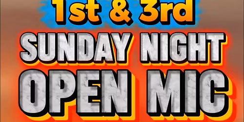 Tony Medina's 1st & 3rd Sunday Night Open Mic