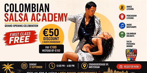 GRAND OPENING: Discover Authentic Colombian Dance in the Netherlands