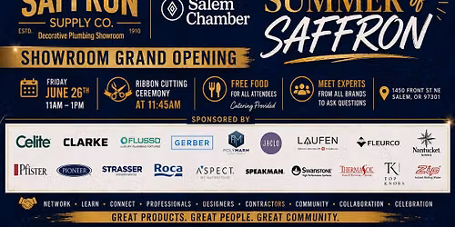 Saffron Supply: Showroom Grand Opening! Ribbon 